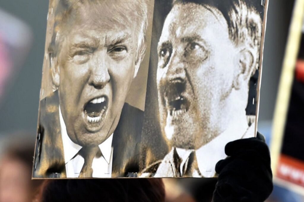 Trump HITLER natie Amerika