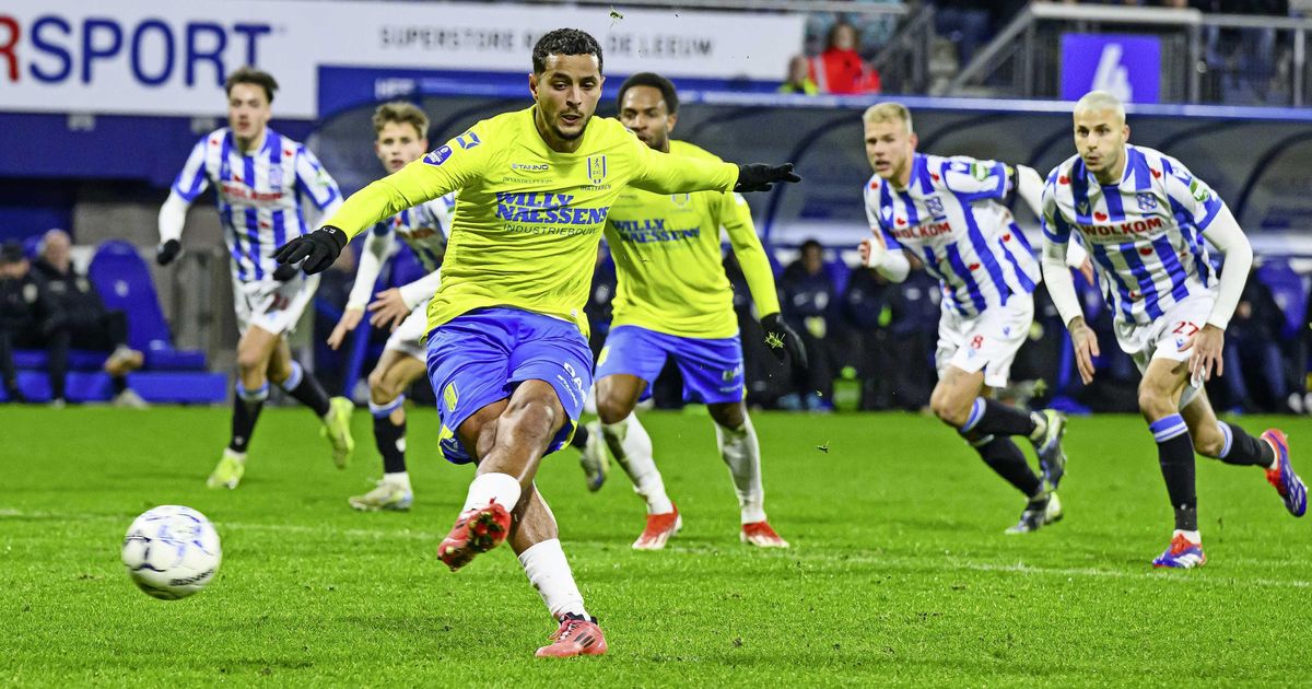 Mohamed Ihattaren redt op bezoek bij Heerenveen punt voor RKC Waalwijk