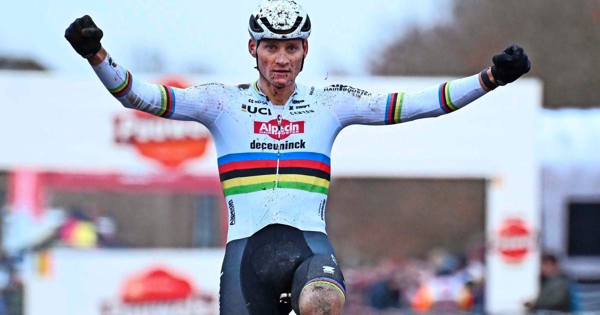 Mathieu van der Poel is ook de beste in Maasmechelen en loopt zes op zes