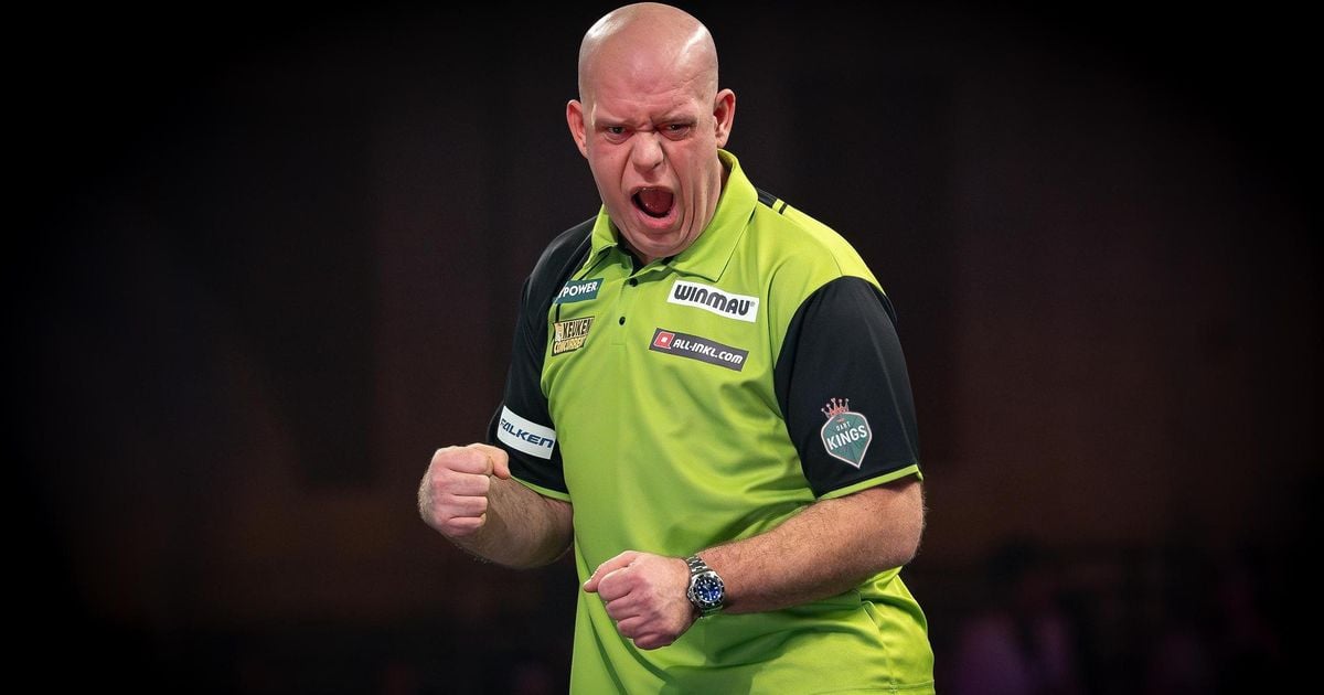 Michael van Gerwen bij vlagen fenomenaal naar halve finale WK darts