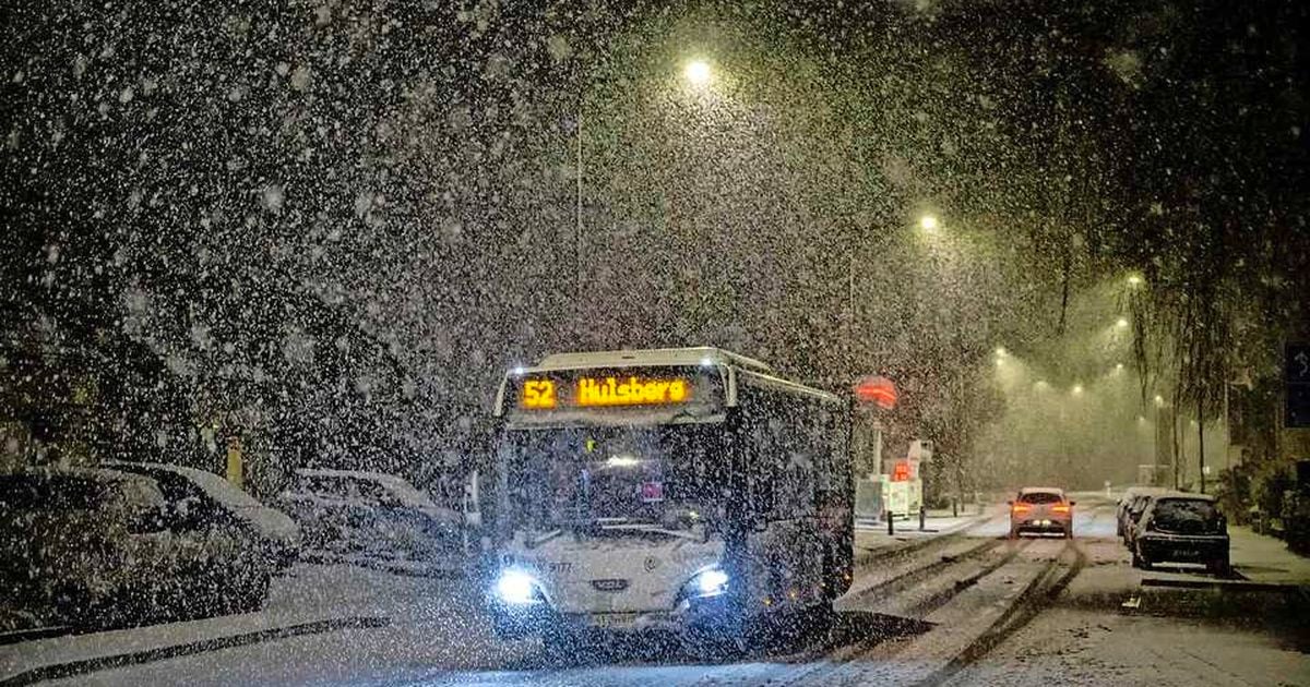 LIVE | Meer sneeuw op komst: code oranje in Limburg en Brabant in de ochtendspits