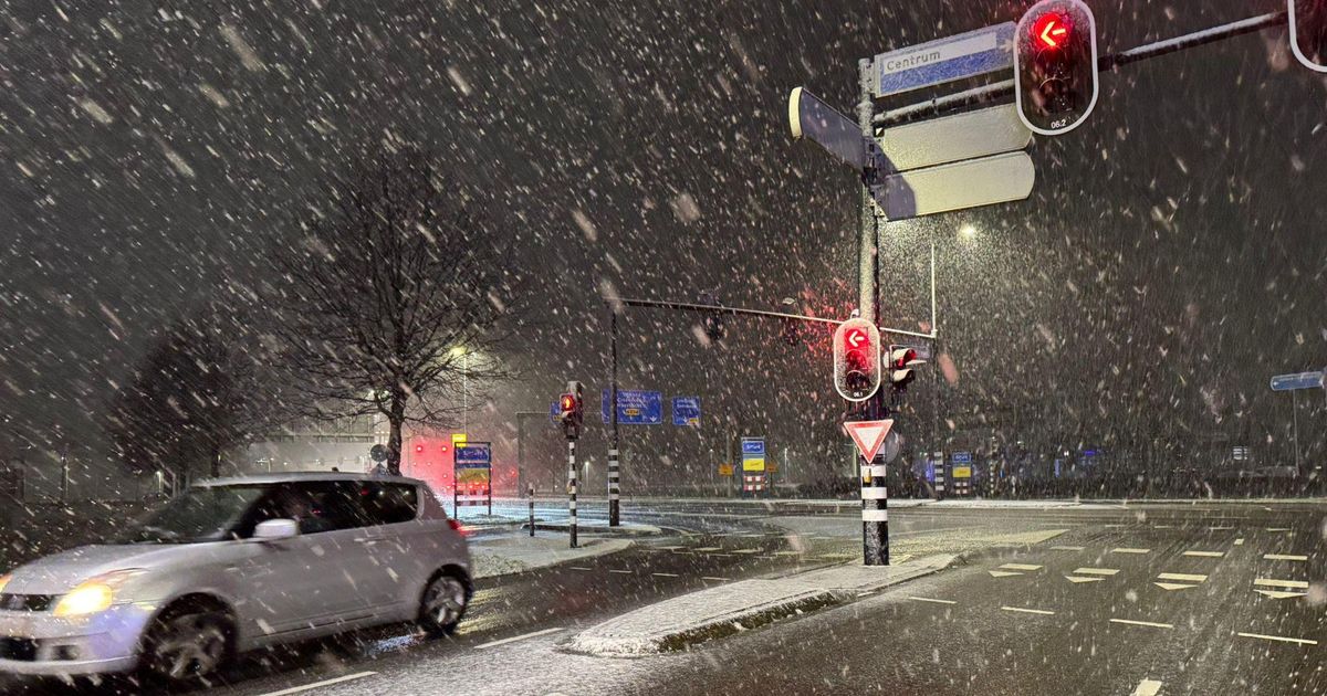 Eerste sneeuw gevallen: na Limburg volgen Noord-Brabant en Gelderland