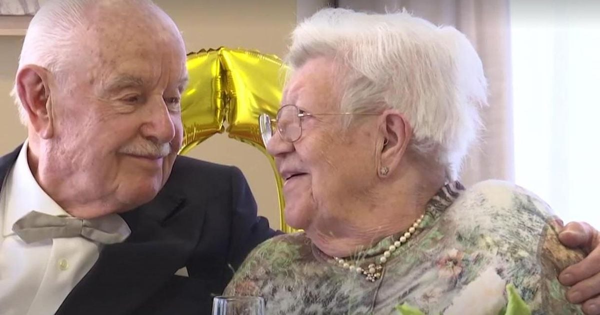 Eduard (101) en Angeline (99) zijn al sinds 1943 (!) getrouwd en daarmee Europees recordhouder