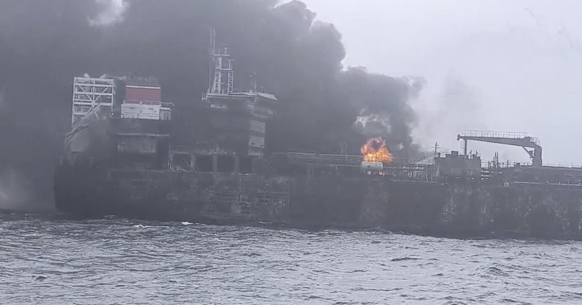 Vermiste nog niet gevonden na botsing vrachtschip met giftig natriumcyanide